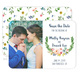 Rose Swag Photo Save The Date Announcements Image 3 of 3
